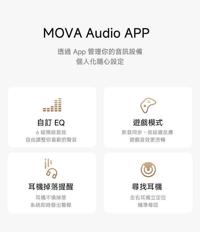 MOVA CLIP PRO 雲感耳夾 AI 翻譯耳機 MOVA-TW