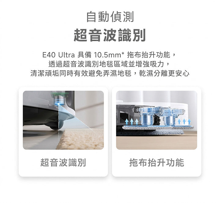MOVA E40 Ultra 自動集塵掃拖機器人
