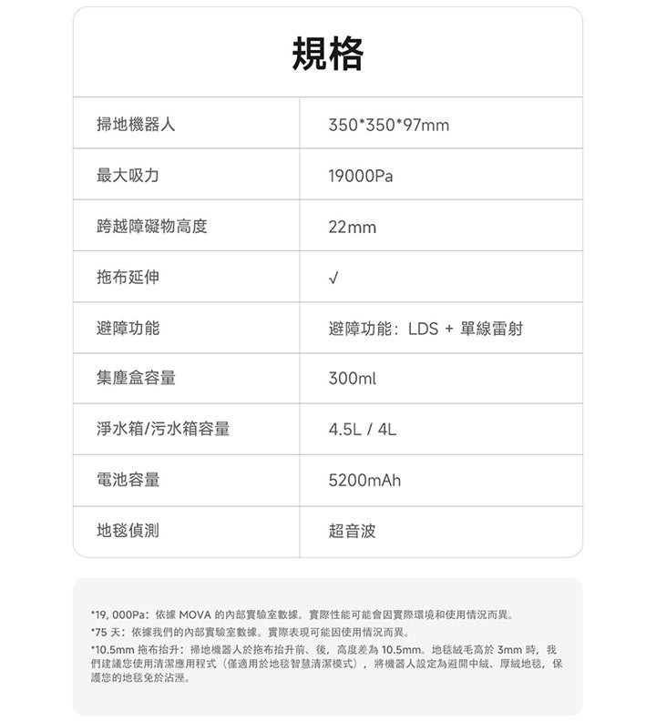 MOVA E40 Ultra 自動集塵掃拖機器人