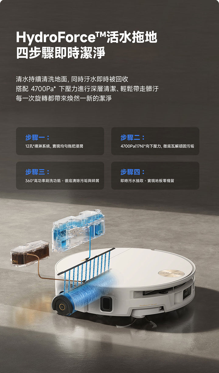 MOVA S70 Ultra Roller 極薄滾筒掃拖機器人-旗艦版 MOVA-TW