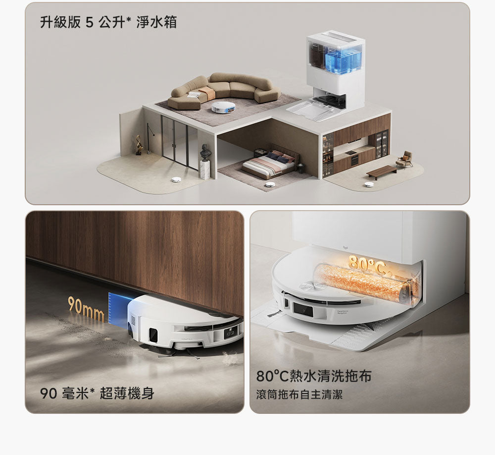 MOVA S70 Roller 極薄滾筒掃拖機器人 MOVA-TW