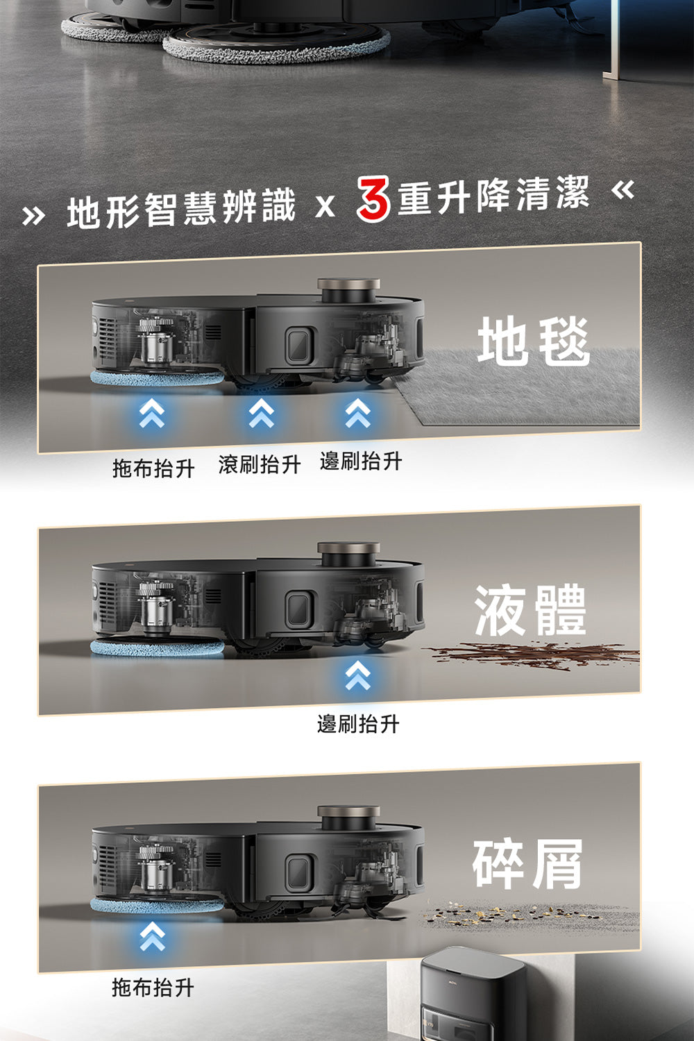 MOVA V70 Ultra Complete X 雙極致外擴全能掃拖機器人 MOVA-TW