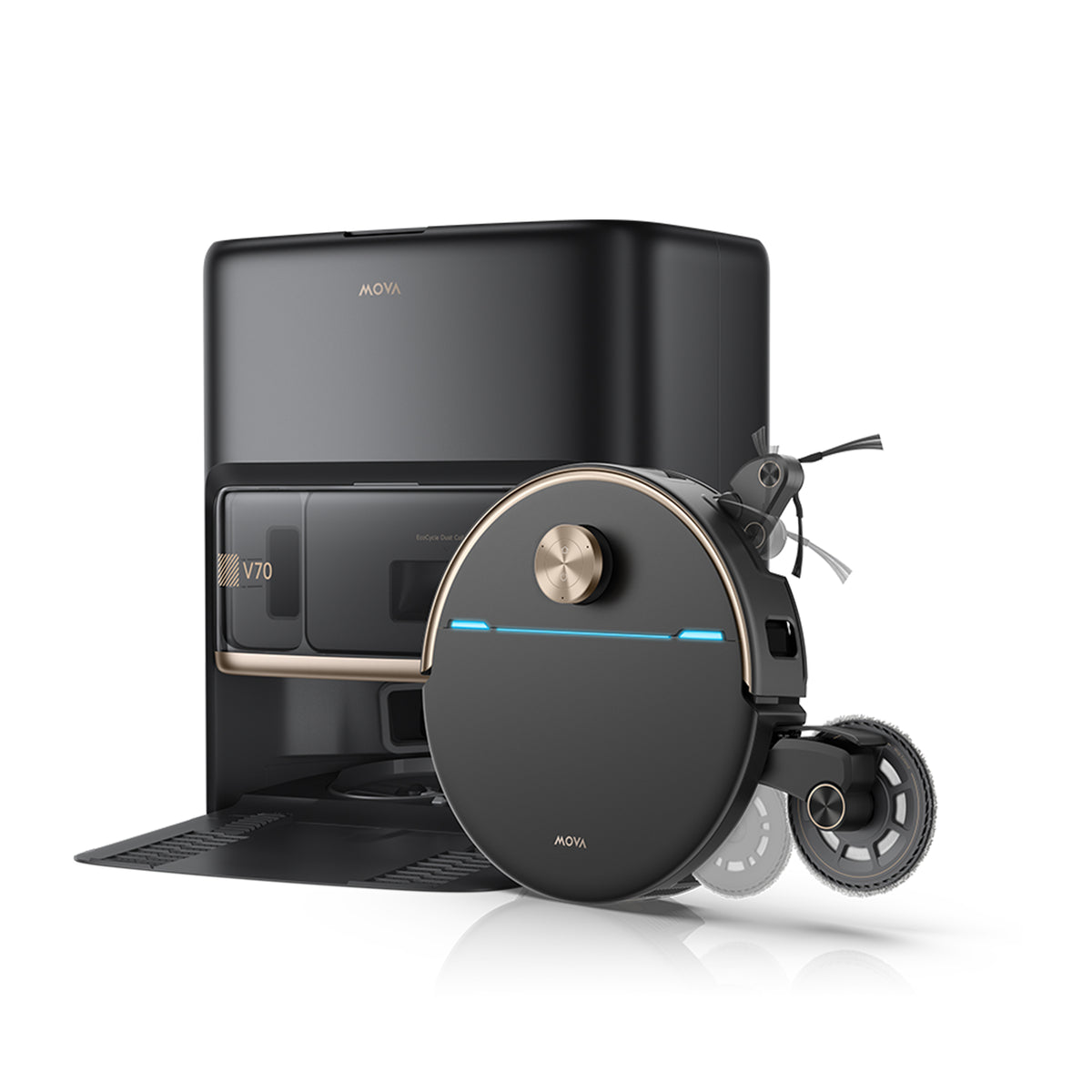 MOVA V70 Ultra Complete X 雙極致外擴全能掃拖機器人 MOVA-TW