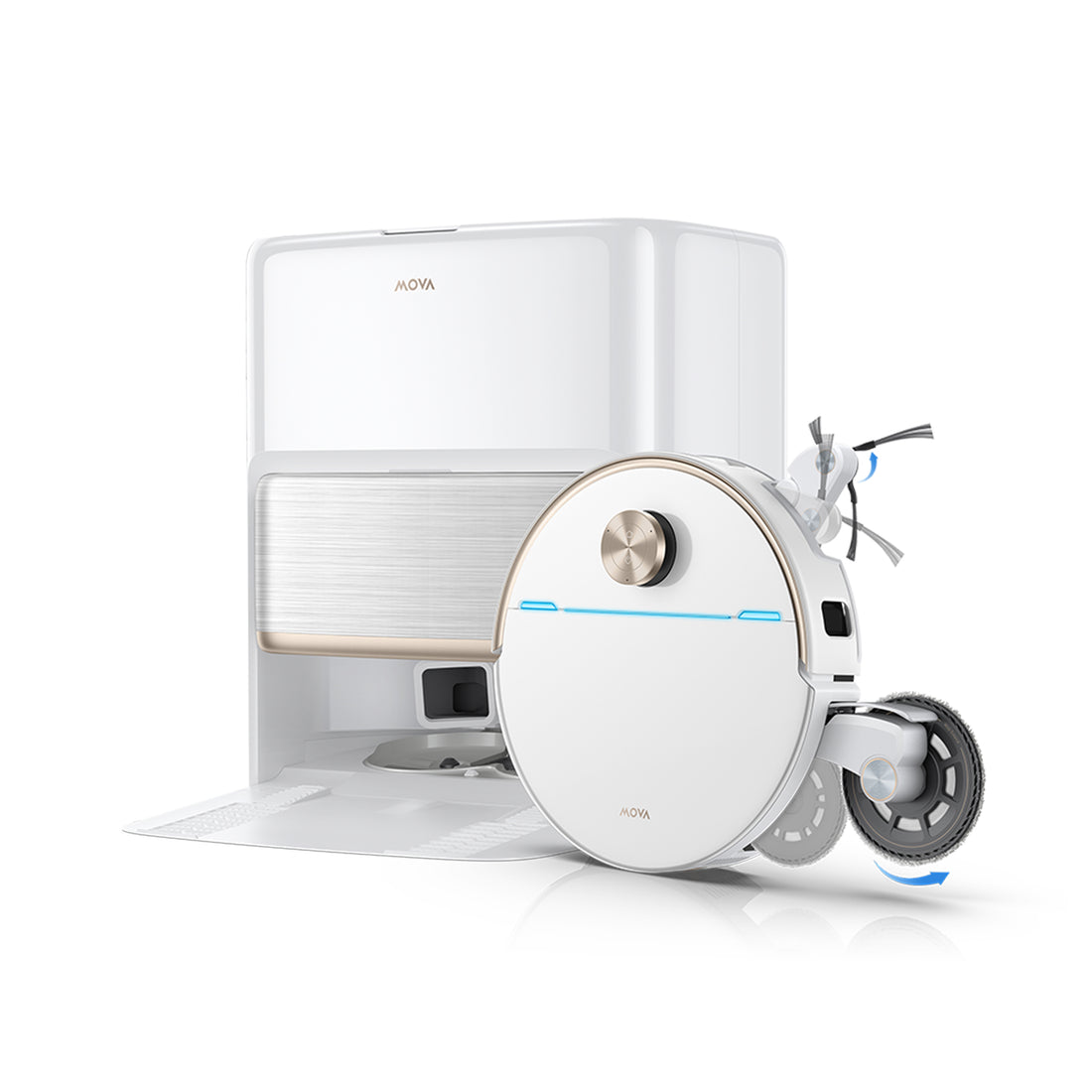 MOVA V70 Ultra Complete X 雙極致外擴全能掃拖機器人 MOVA-TW