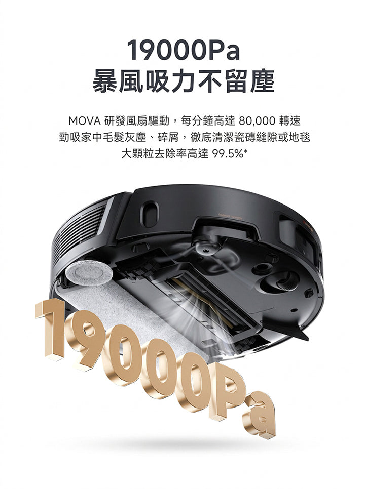 MOVA Z50 Ultra 履帶式熱活水循環掃拖機 MOVA-TW
