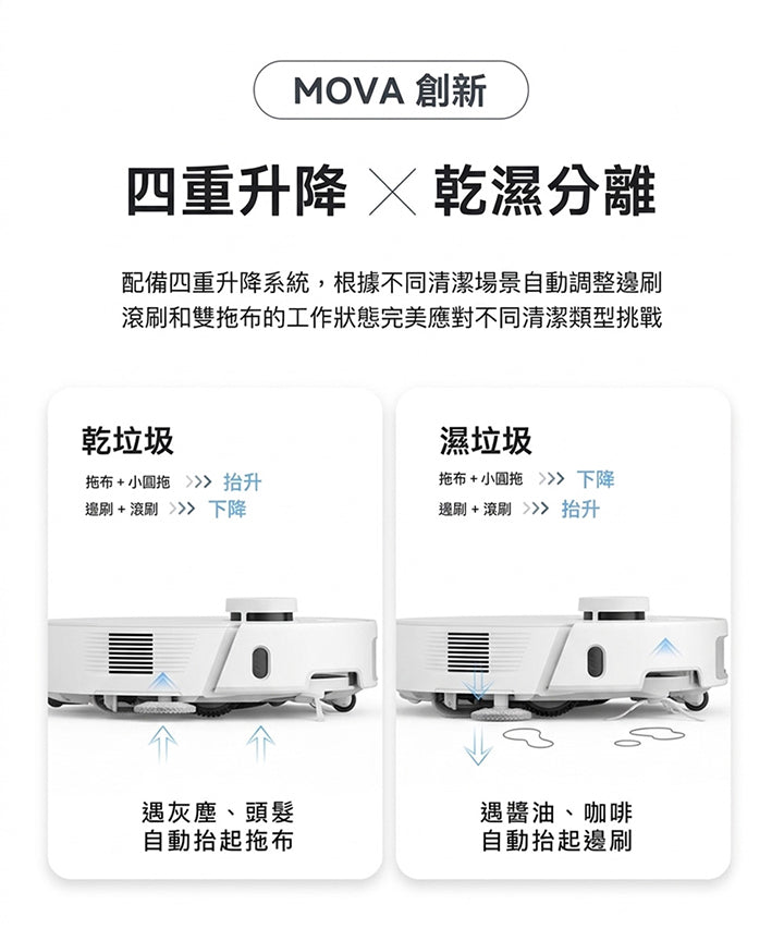 MOVA Z50 Ultra 履帶式熱活水循環掃拖機 MOVA-TW