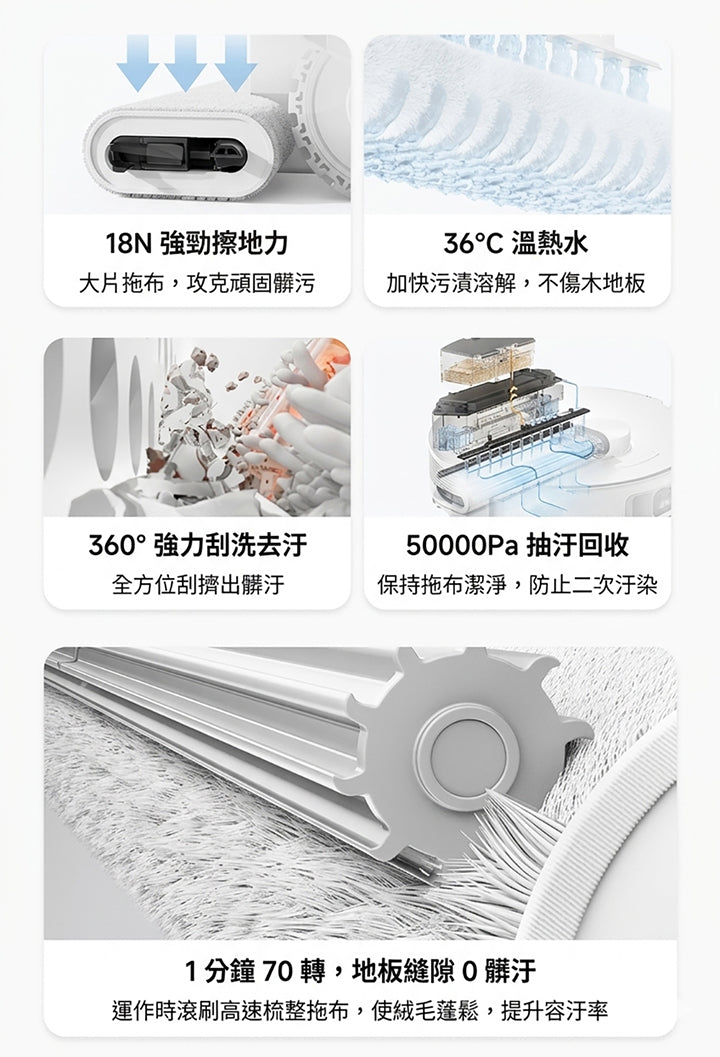MOVA Z50 Ultra 履帶式熱活水循環掃拖機 MOVA-TW