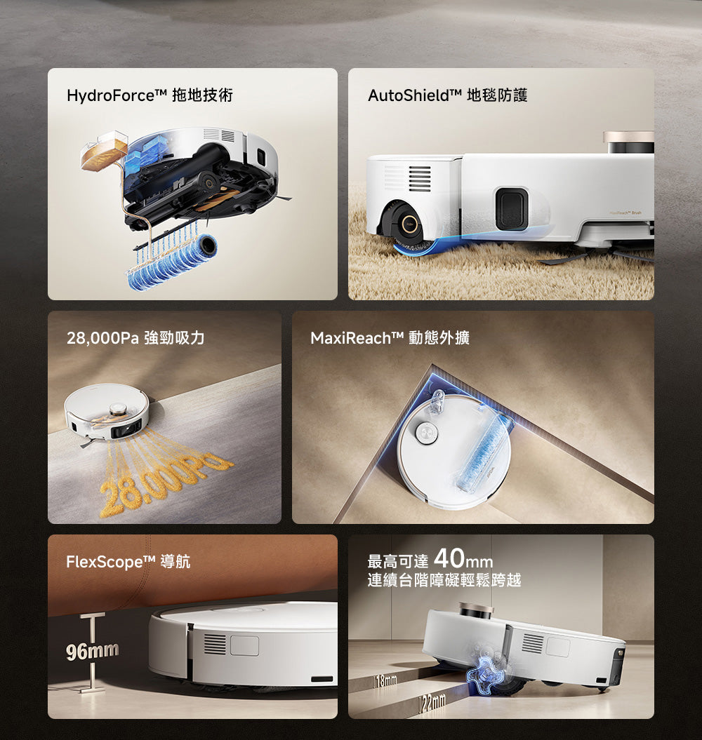 MOVA Z60 Roller 滾筒活水循環掃拖機 MOVA-TW