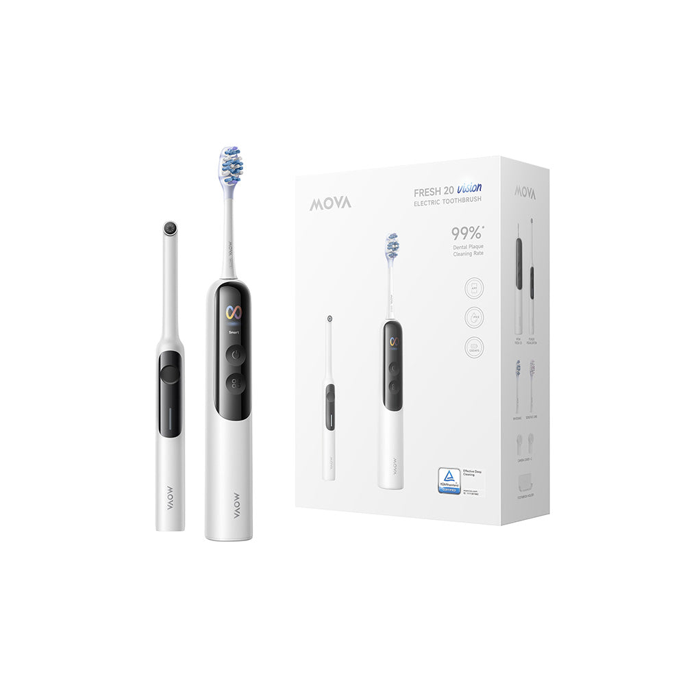 Fresh 20 Vision 牙菌斑偵測音波電動牙刷組 MOVA-TW
