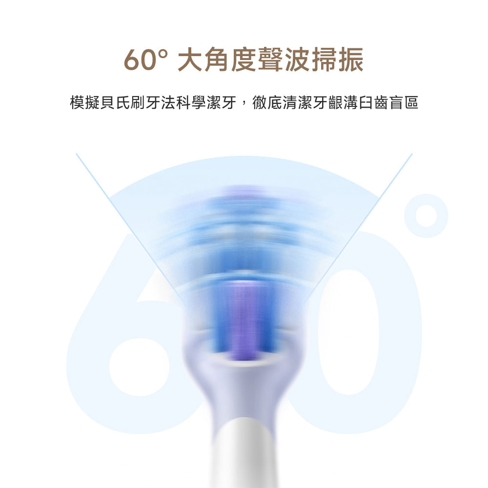 Fresh 20 Vision 牙菌斑偵測音波電動牙刷組 MOVA-TW